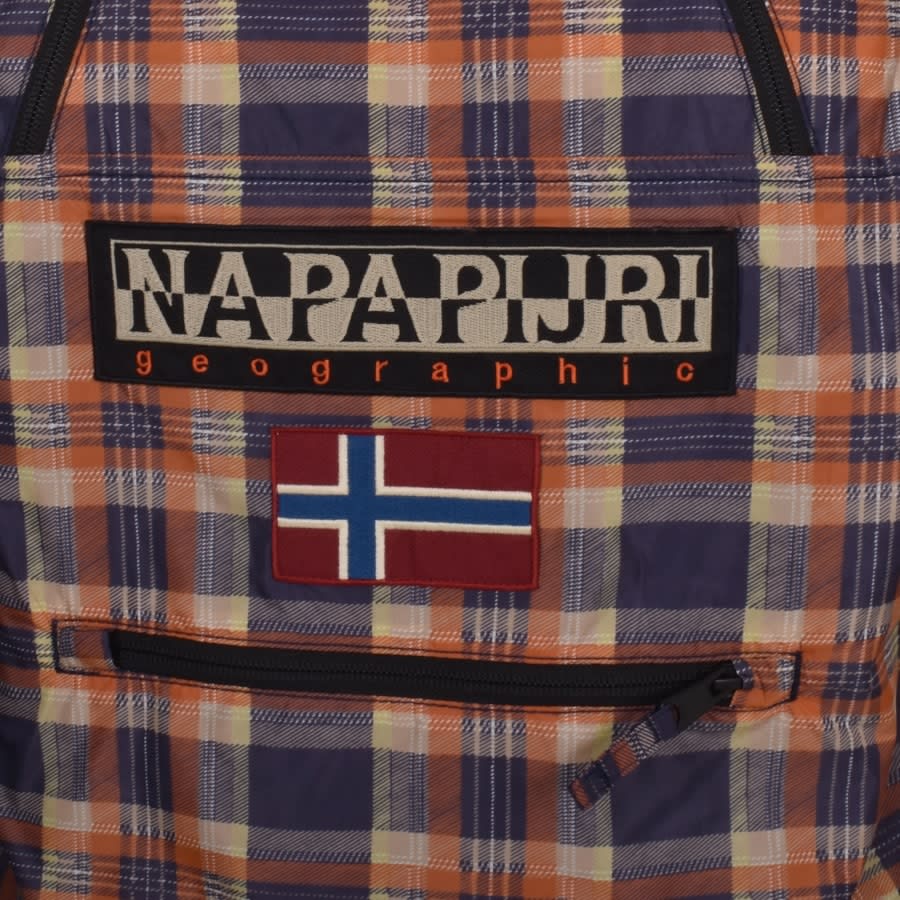 Napapijri X Liberty Northfarer Jacket Orange Mainline Menswear United States